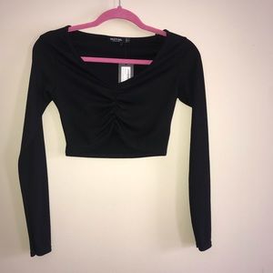 Crop Long Sleeve Top